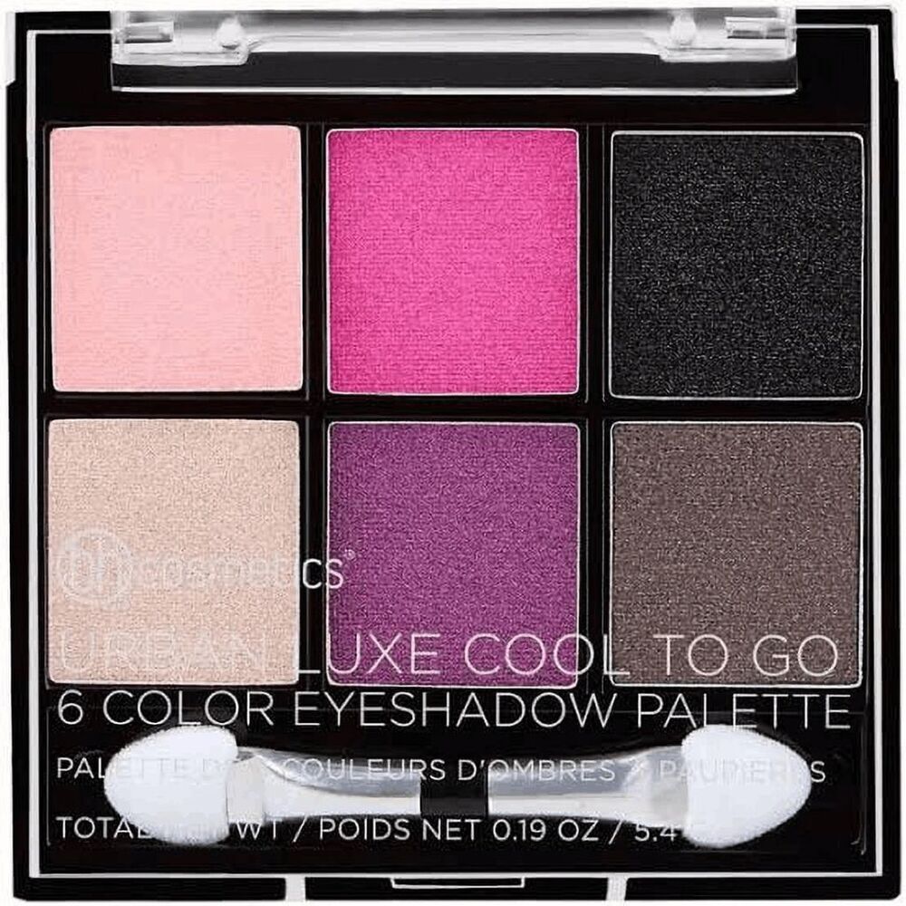 Bh Cosmetics Makeup Urban Luxe Cool To Go 6-color Eyeshadow Palette